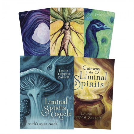 Liminal Spirits Oracle kortos Llewellyn
